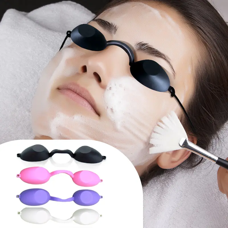 Protectve Eye Goggle For IPL Laser LED UV Lamp Treatment Flexible UV Eye Protection Sunbed Tanning Goggles Sunbathing Eyewear