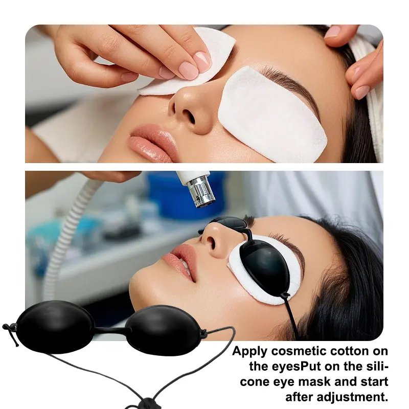Protectve Eye Goggle For IPL Laser LED UV Lamp Treatment Flexible UV Eye Protection Sunbed Tanning Goggles Sunbathing Eyewear