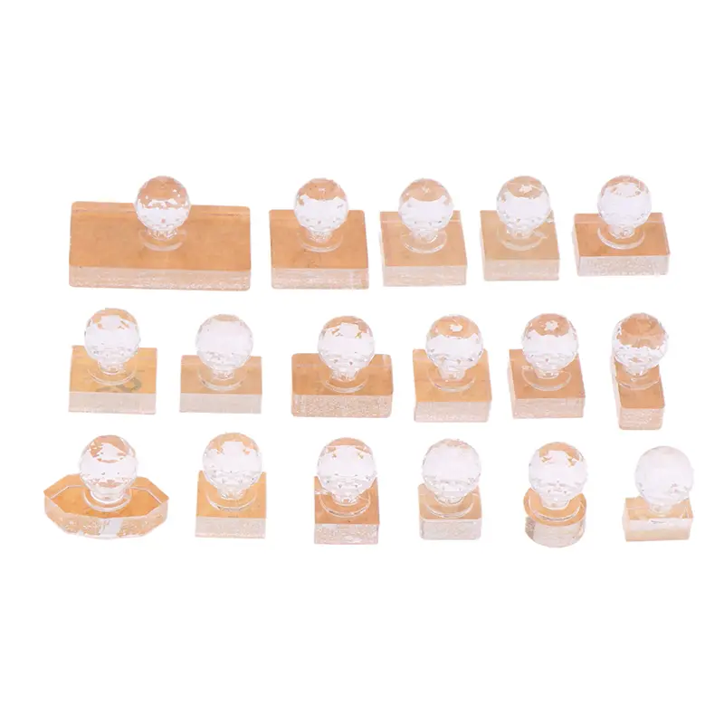 Crystal Powder Press Stamp Tool Powder Press Mold Makeup Eyeshadow Foundation Highlighter Repairing Tool Powder Press Stamp