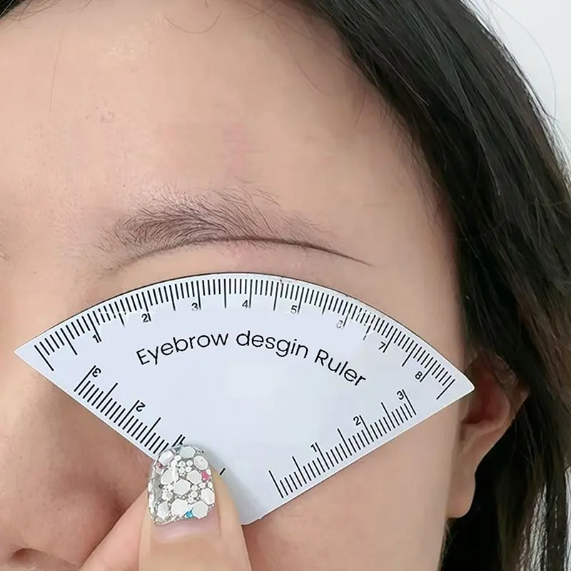 Fast Drawing Eyebrow Desgin Ruler Microblading Mapping Tool Shaping Permanent Makeup Drawing Guide Ruler Tattoo Supplies Reuse