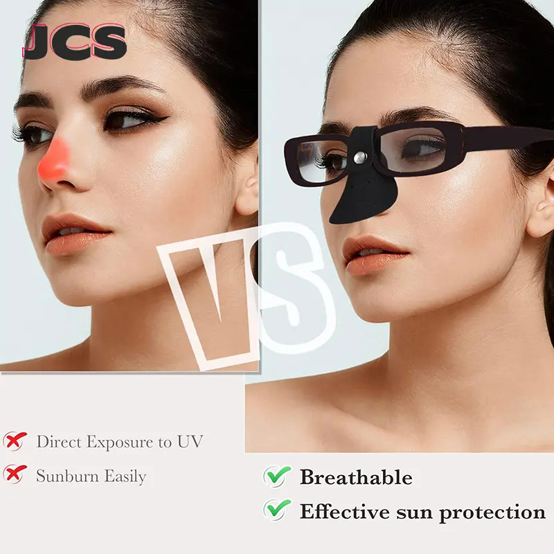 Outdoor UV Cut Eye Patch Nose Sunscreen Nose Protector Sunscreen Mask Soothing Sunscreen Face Protector Anti Sun For Skin Care