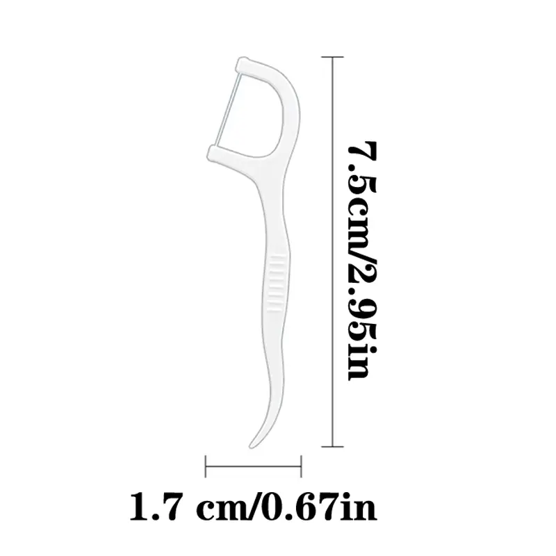 100pcs/Pack Orthodontic Floss Bar Dental Bracket Steel Wire Slot Dental Floss For Orthodontic Teeth Orthodontic Floss Bar
