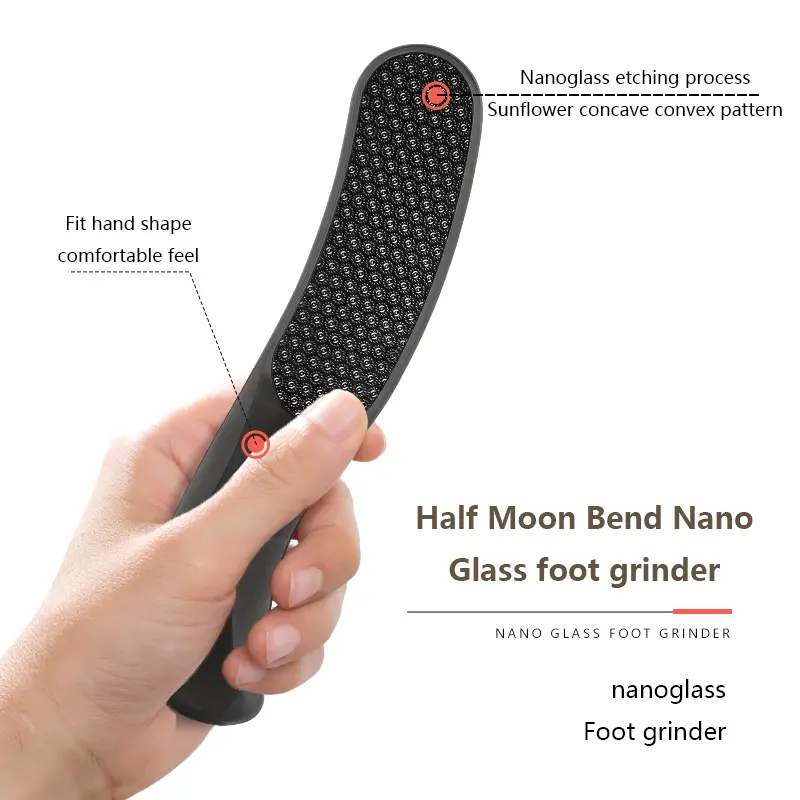 1Pc Nano Glass Foot File Professional Heel Dead Skin Remover Feet Scrubber Manual Foot Callus Remove Skin Care Pedicure Tools
