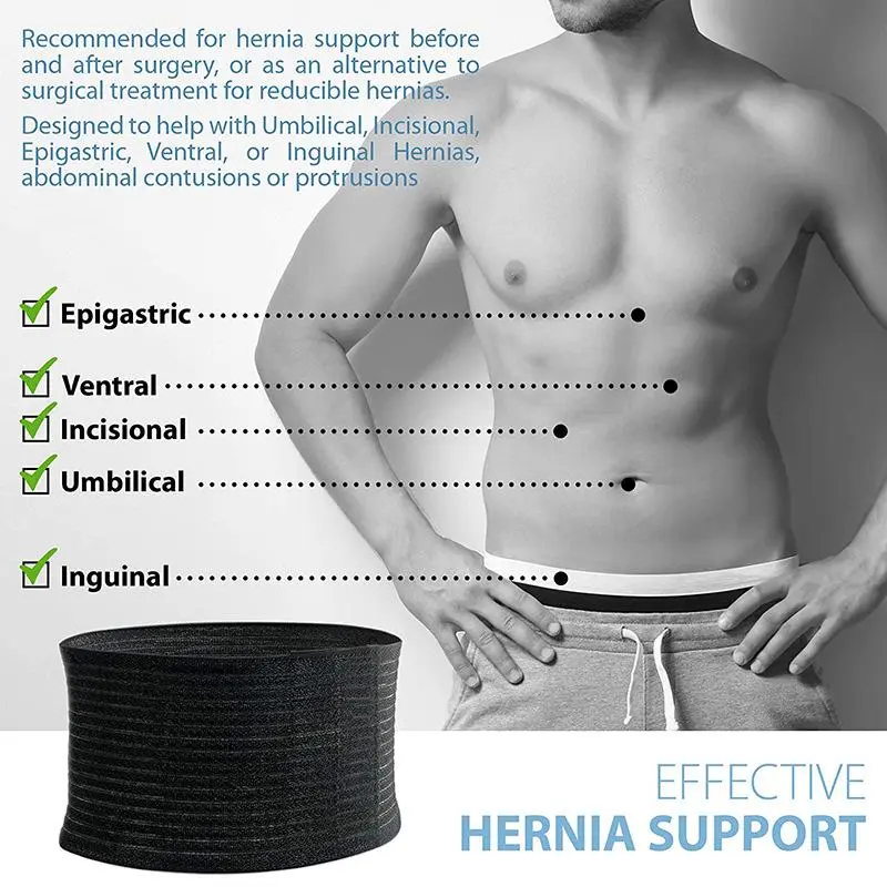 Umbilical Hernia Belt For Men And Women Abdominal Support Brace Hernia Binder With Hernia Support Pad Helps Relieve Pain