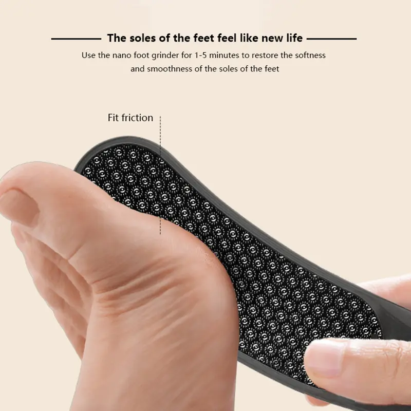 1Pc Nano Glass Foot File Professional Heel Dead Skin Remover Feet Scrubber Manual Foot Callus Remove Skin Care Pedicure Tools