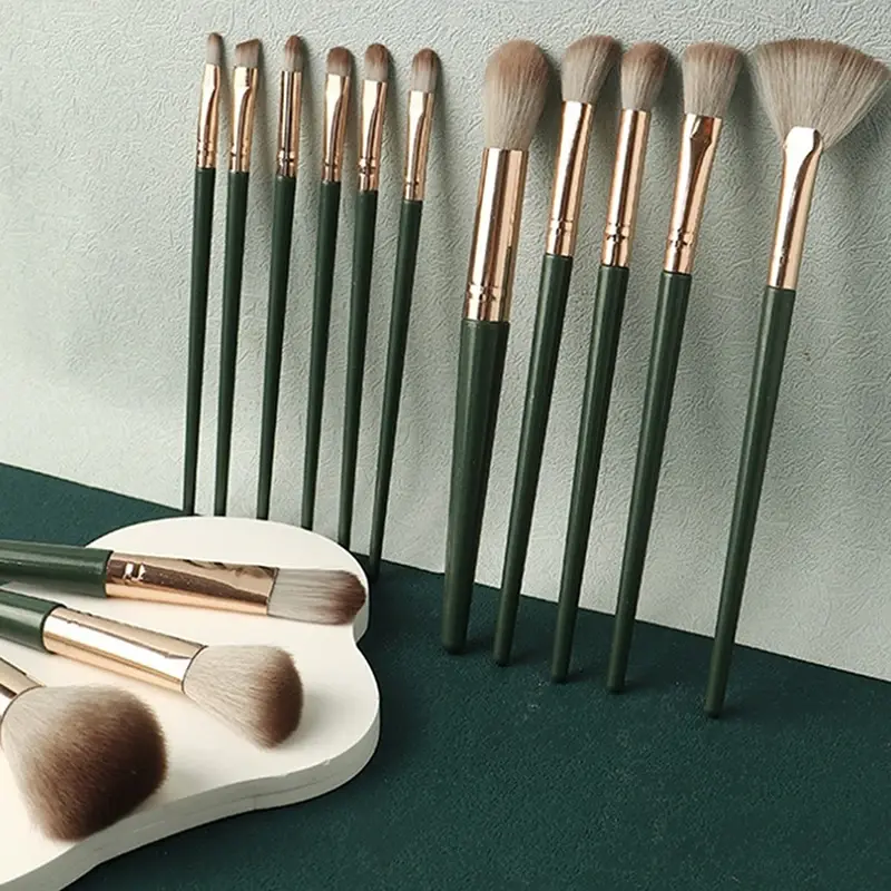 14 PCS Makeup Brushes Set Eye Shadow Foundation Women Cosmetic Brush Eyeshadow Blush Beauty Soft Make Up Tools Bag makeup tool