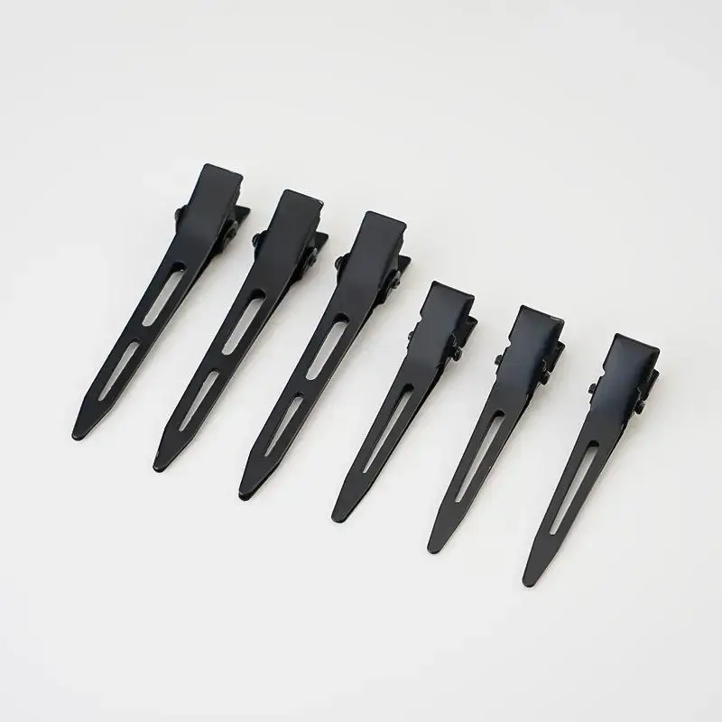 10PCS Black Duckbill Hair Clips Nonslip Alligator Hair Clips Barber Salon Styling Dying Hair Accessories