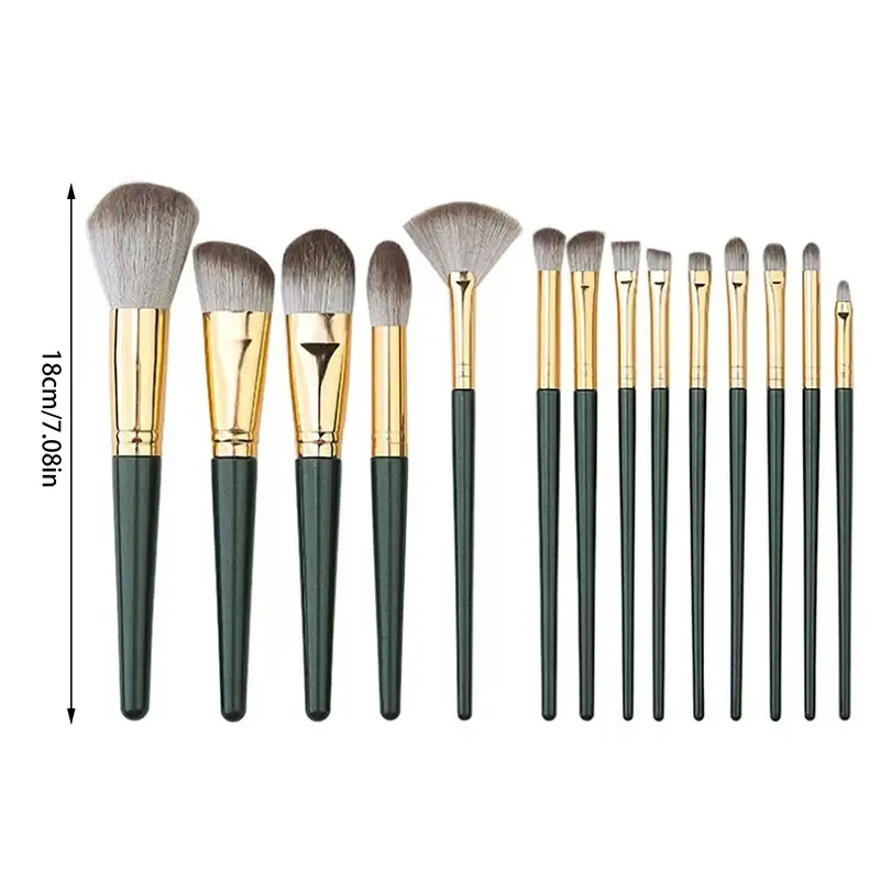 14 PCS Makeup Brushes Set Eye Shadow Foundation Women Cosmetic Brush Eyeshadow Blush Beauty Soft Make Up Tools Bag makeup tool