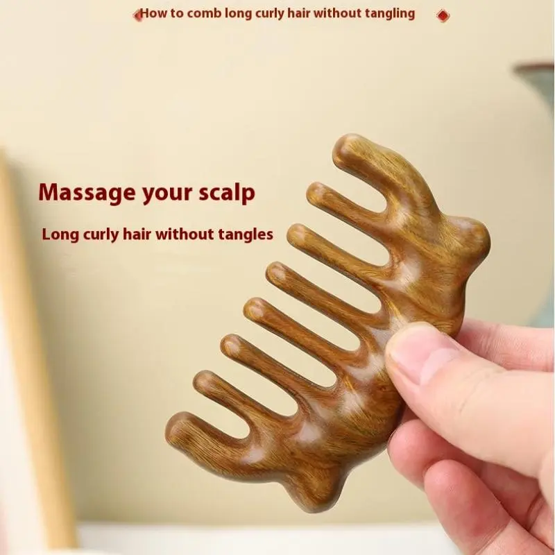 Wooden Massage Comb Scalp Wood Massager Head Oil Massager Scalp Wood Massage Tools