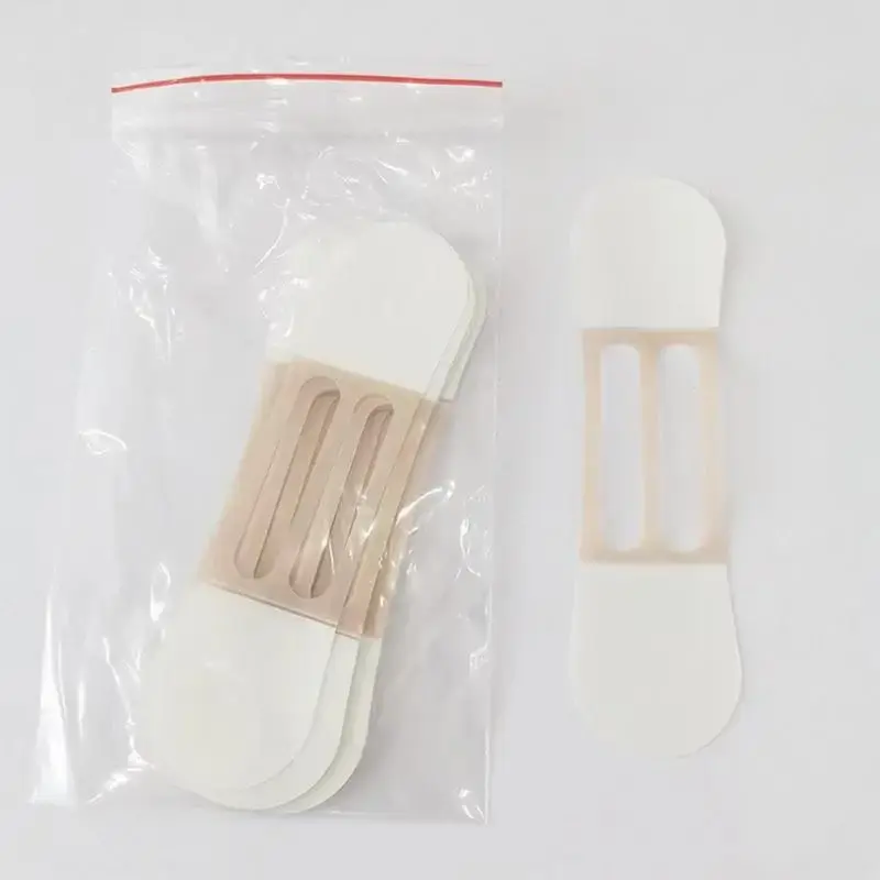10pcs Transparent Neck Lifting Patches Waterproof Elasticity Invisible Fading Neck Wrinkle Adhesive Stickers Face Lift Tape
