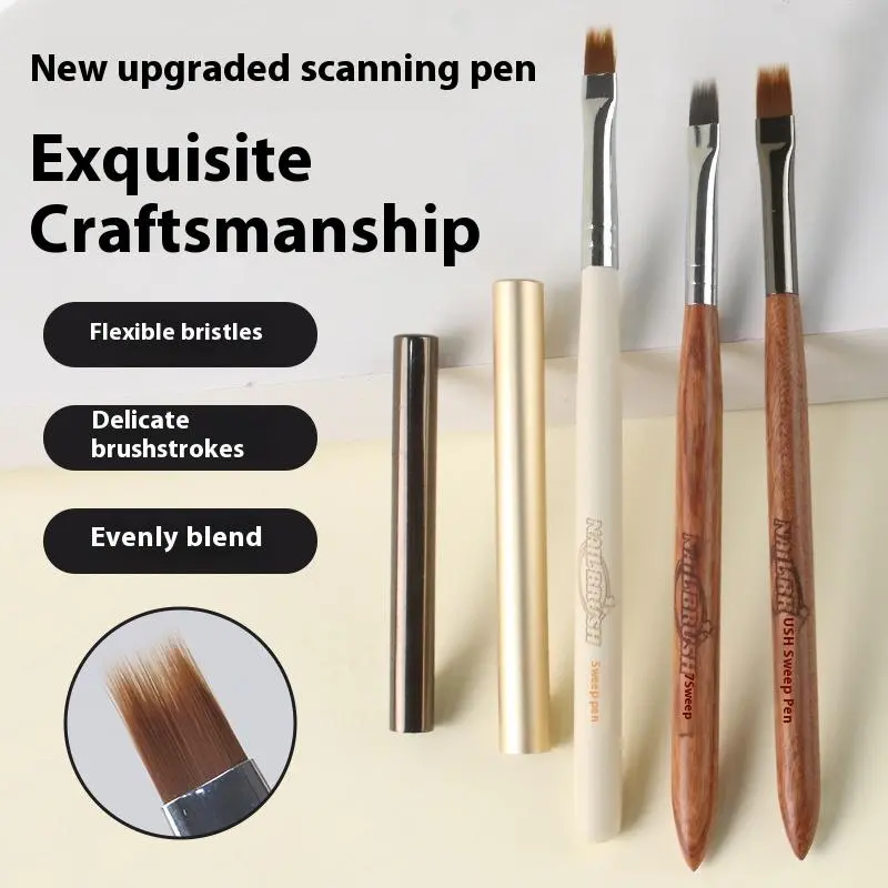 Nail Glue Phototherapy Pen UV Gel Brush Pen Acrylic Brush Professionnal Nail Art Brushes Painting Drawing Brush Manicure Tools