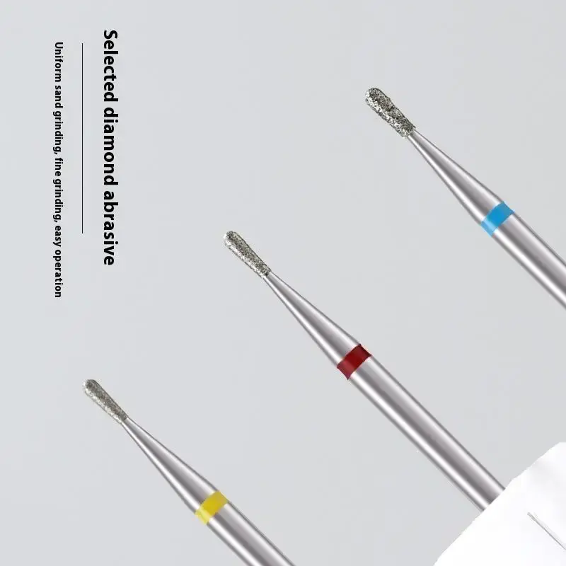 1Pcs/set Flame Nail Drill Bits Diamond Milling Cutters for Manicure 3/32'' Pro Drill Tips for Nails Cuticle Remove Tools