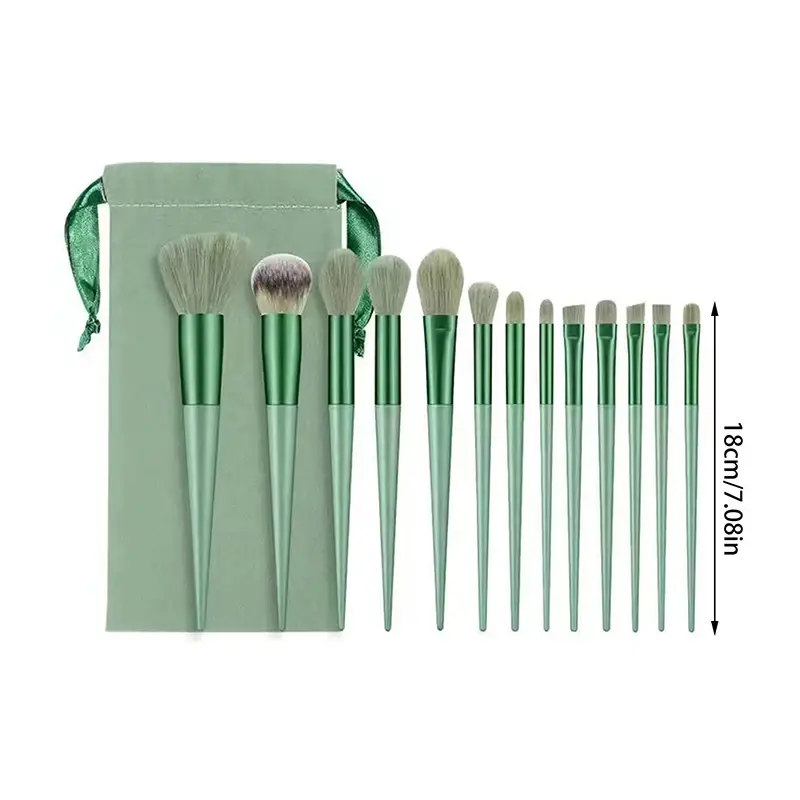 13Pcs Makeup Brushes Soft Set Face Eyes Brush Eyeshadow Foundation Brush Multifunctional Make Up Brush Beginner