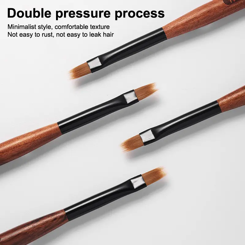 Gradient Nail Art Brush Acrylic Nail Ombre Pen DIY UV Gel Brushes Painting Drawing Flowers Nails Brush Manicure Tools for Salon