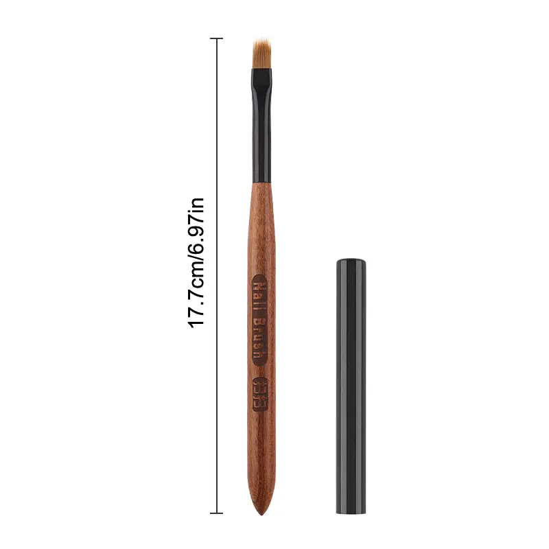 Gradient Nail Art Brush Acrylic Nail Ombre Pen DIY UV Gel Brushes Painting Drawing Flowers Nails Brush Manicure Tools for Salon