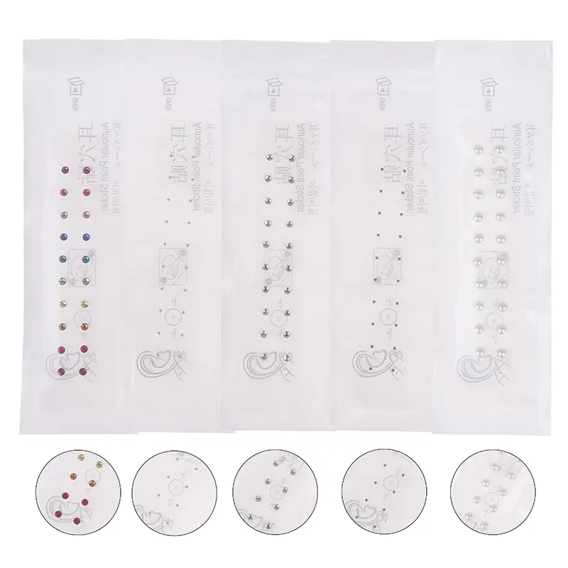 20/100/200PCS Transparent Ear Point Stickers Ear Pressure Stick Acupuncture Auricular Ear Stickers Massage Ear stickers