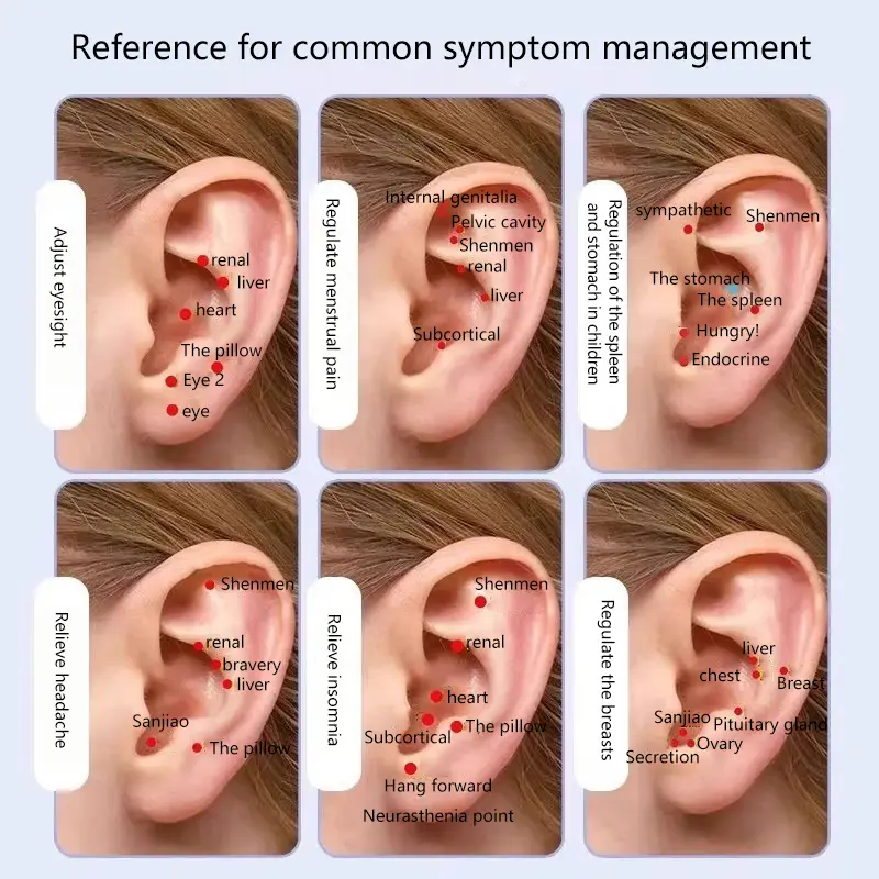 20/100/200PCS Transparent Ear Point Stickers Ear Pressure Stick Acupuncture Auricular Ear Stickers Massage Ear stickers