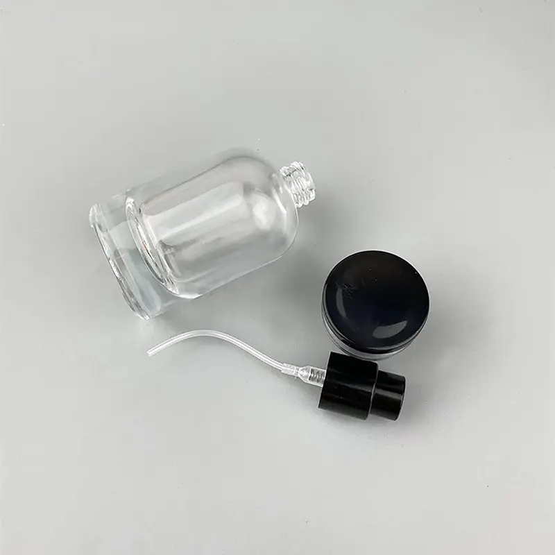 Empty 30ml Perfume Refillable Bottle Portable Parfum Atomizer Containers Cylindrical Sub-bottle Travel Use Glass Sample Bottle