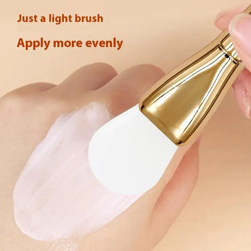Double Head Silicone Facial Mask Brush Face Cleaning Scraper Daub Type Mud Film Special Brush Beauty Tool