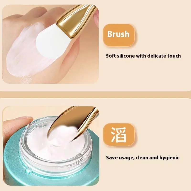 Double Head Silicone Facial Mask Brush Face Cleaning Scraper Daub Type Mud Film Special Brush Beauty Tool
