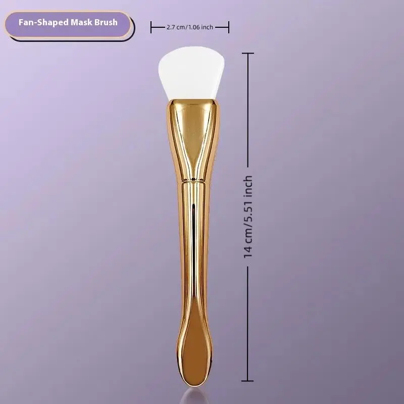 Double Head Silicone Facial Mask Brush Face Cleaning Scraper Daub Type Mud Film Special Brush Beauty Tool