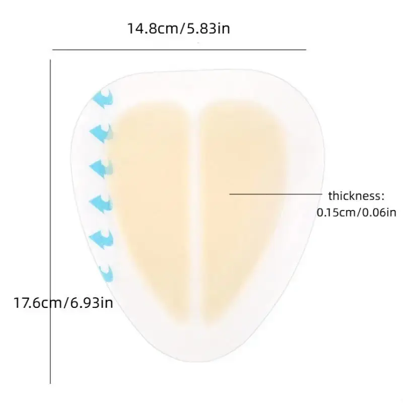Hydrocolloid Heart Shape Wound Dressing 1pcs Fast Healing Self Adhesive Breathable Hydrocolloid Dressing Non Irritating For Home