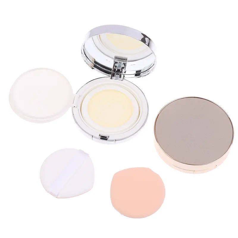 Empty Air Cushion Puff Box Portable Foundation DIY Boxes With Mirror Sponge BB Cream Cosmetic Case Container Beauty Makeup Tools