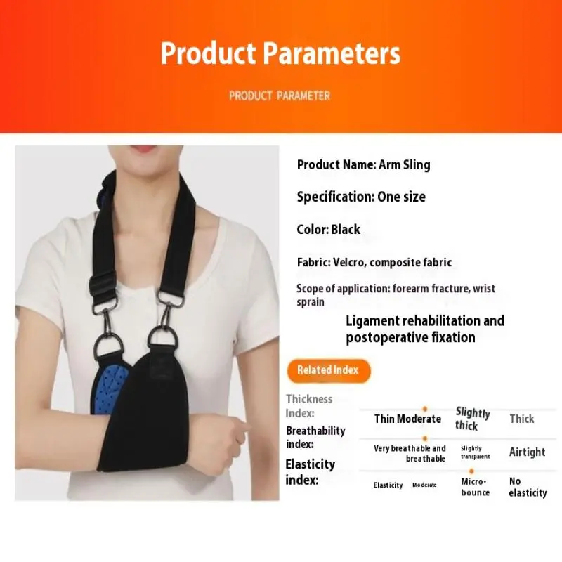 Adjustable Breathable Arm Sling Universal Support Shoulder Strap Brace Immobilizer Wrist Elbow Forearm Support Brace Straps