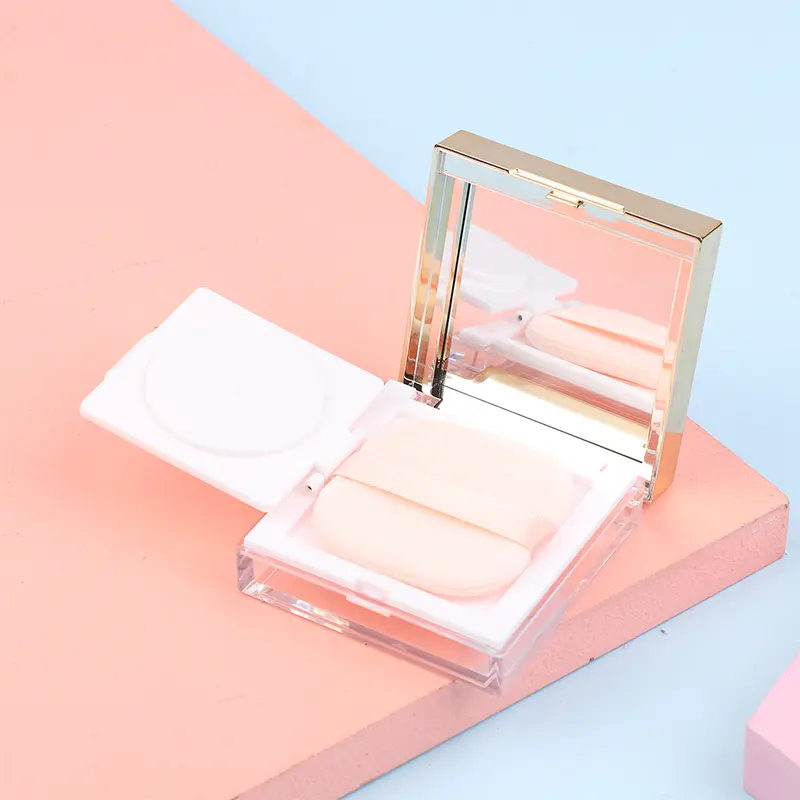8g Empty Loose Powder Box Refillable Portable Makeup Setting Powder Blush Case Container with Powder Puff
