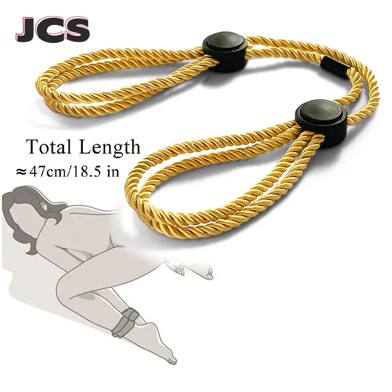 Rope Handcuffs And Leg Cuffs Multi-functional Self-binding Supplies Suitable For Game Parties Role-playing Stage Props