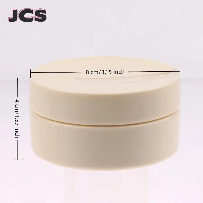 100g Empty Face Cream Jar With Spoon Refillable Makeup Remover Bottle Lotion Bottle Mask Jar Cosmetic Packaging Travel Container