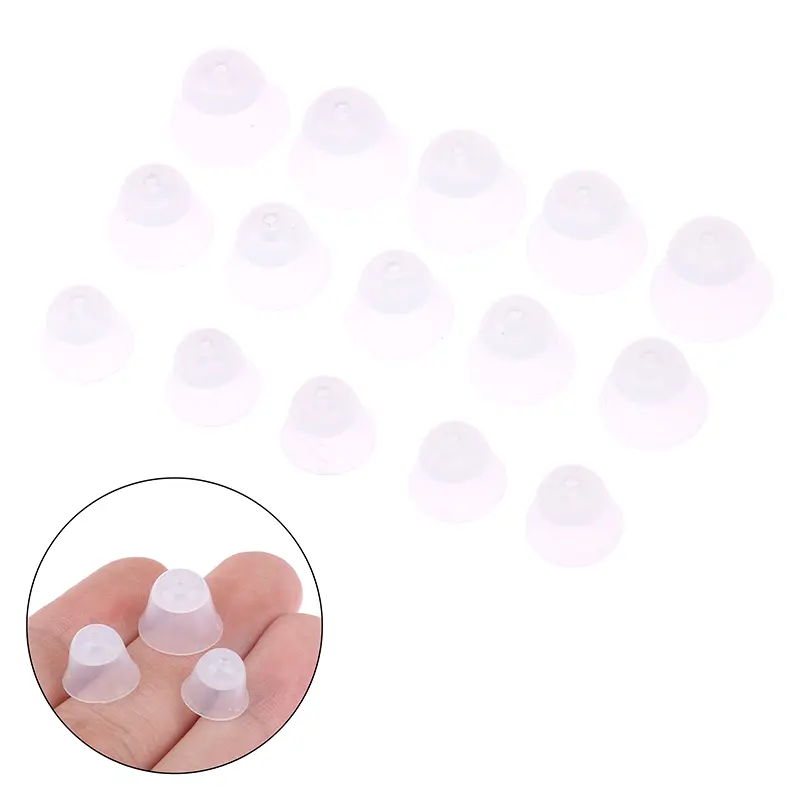 5Pcs Ear Tips Replacement Silicone Hearing Aid Closed Domes Earplugs For Most Hearing Aid Earphones Accessory
