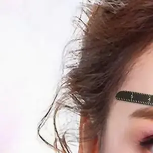 1pcs Metal Eyebrow Tattoo Stencil Ruler Microblading Tattoo Positioning Measure Template Eye Brow Permanent Makeup Tools
