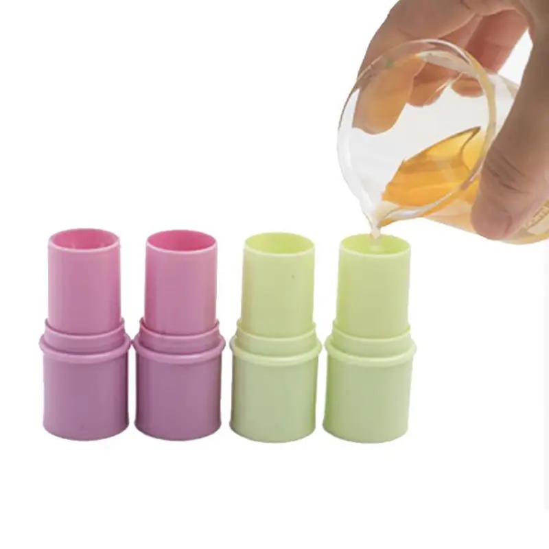 1PC 6g Candy Color Empty Refillable Lipstick Tube Lip Balm Container Empty Cosmetic Container Lotion Container Travel Bottle
