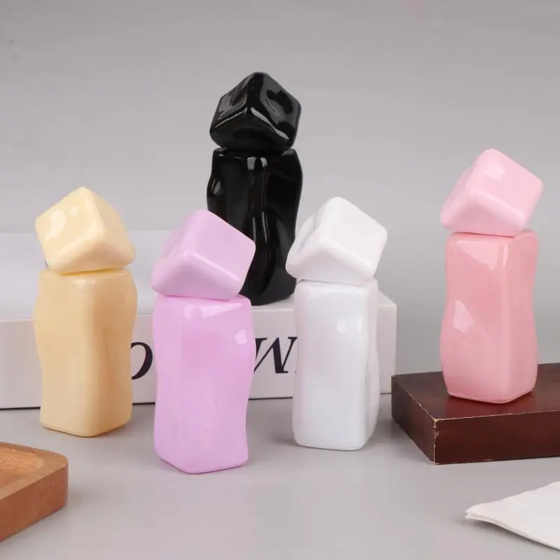 1PCS 30ml Premium Refill Perfume Spray Bottle Glass Empty Portable Perfume Bottle for Woman Macaron Makeup Rehydration Container
