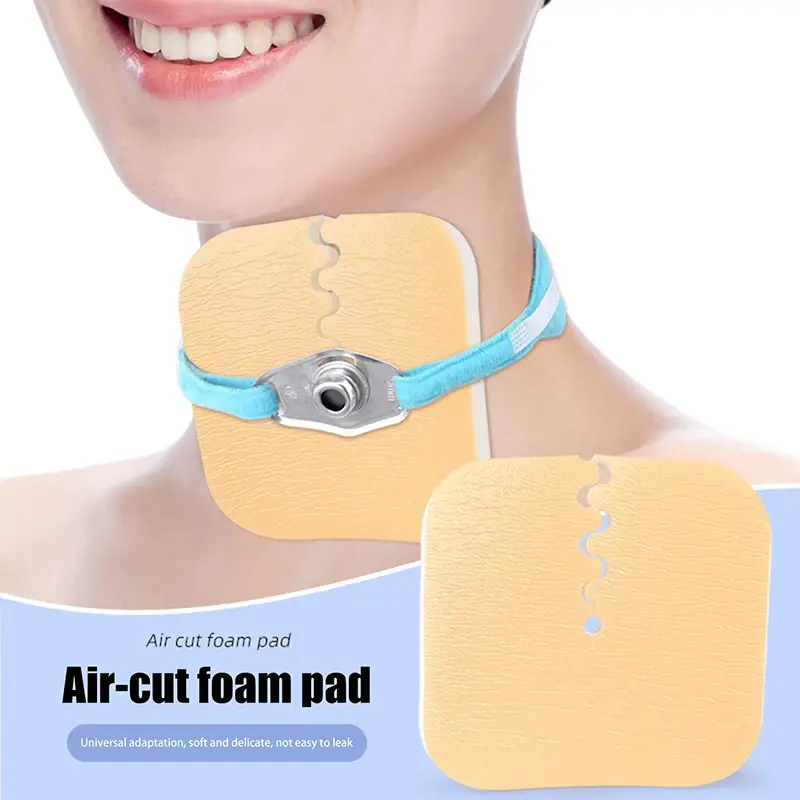 1Pcs Airway Tracheostomy Neck Foam Pad Opening Catheter Fixed Pad Adult Body Dressing Patch