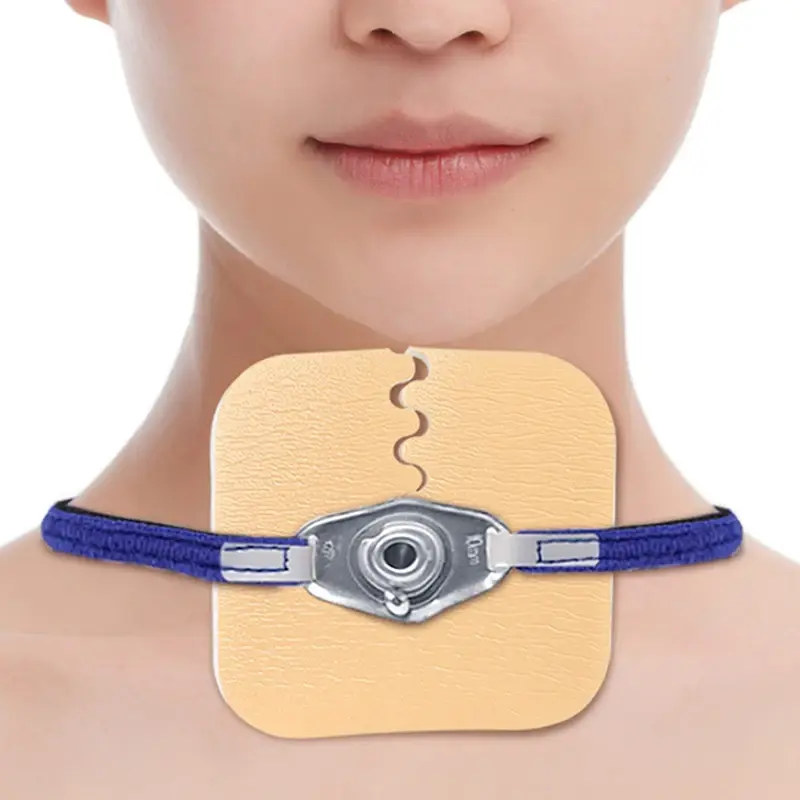1Pcs Airway Tracheostomy Neck Foam Pad Opening Catheter Fixed Pad Adult Body Dressing Patch