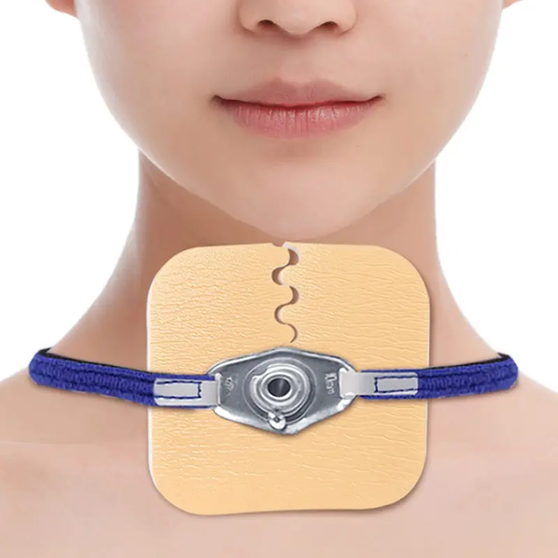 1Pcs Airway Tracheostomy Neck Foam Pad Opening Catheter Fixed Pad Adult Body Dressing Patch