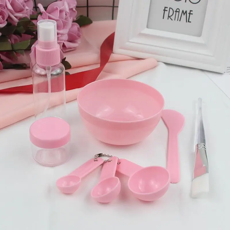 8pcs/Set DIY Face Mask Mixing Tools - Facial Applicator Spatula Mask Bowl Spoons -Applying Masks And Skin Care Products