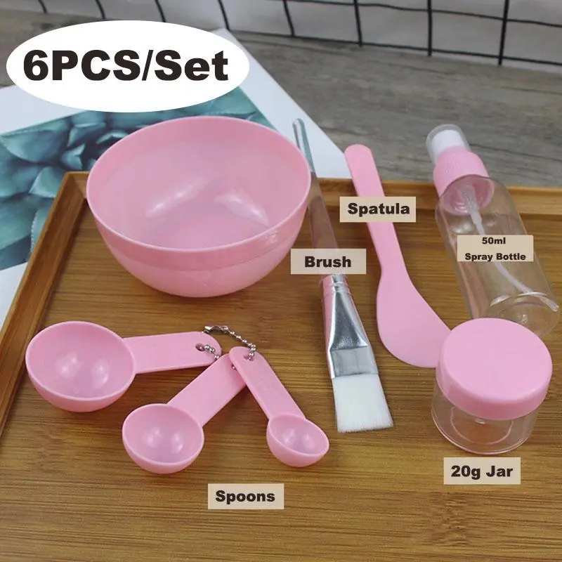 8pcs/Set DIY Face Mask Mixing Tools - Facial Applicator Spatula Mask Bowl Spoons -Applying Masks And Skin Care Products