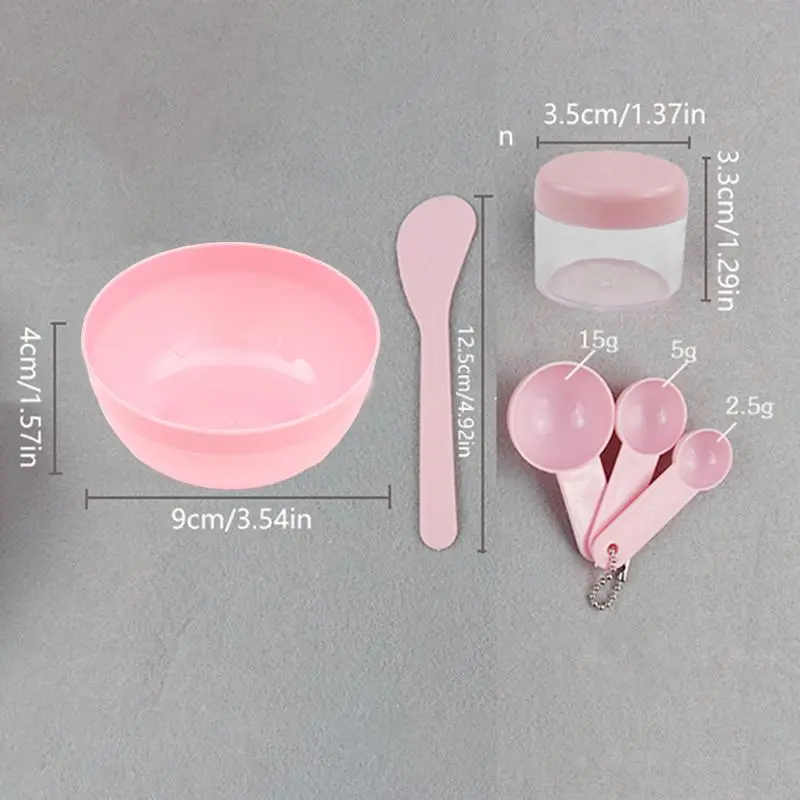 8pcs/Set DIY Face Mask Mixing Tools - Facial Applicator Spatula Mask Bowl Spoons -Applying Masks And Skin Care Products