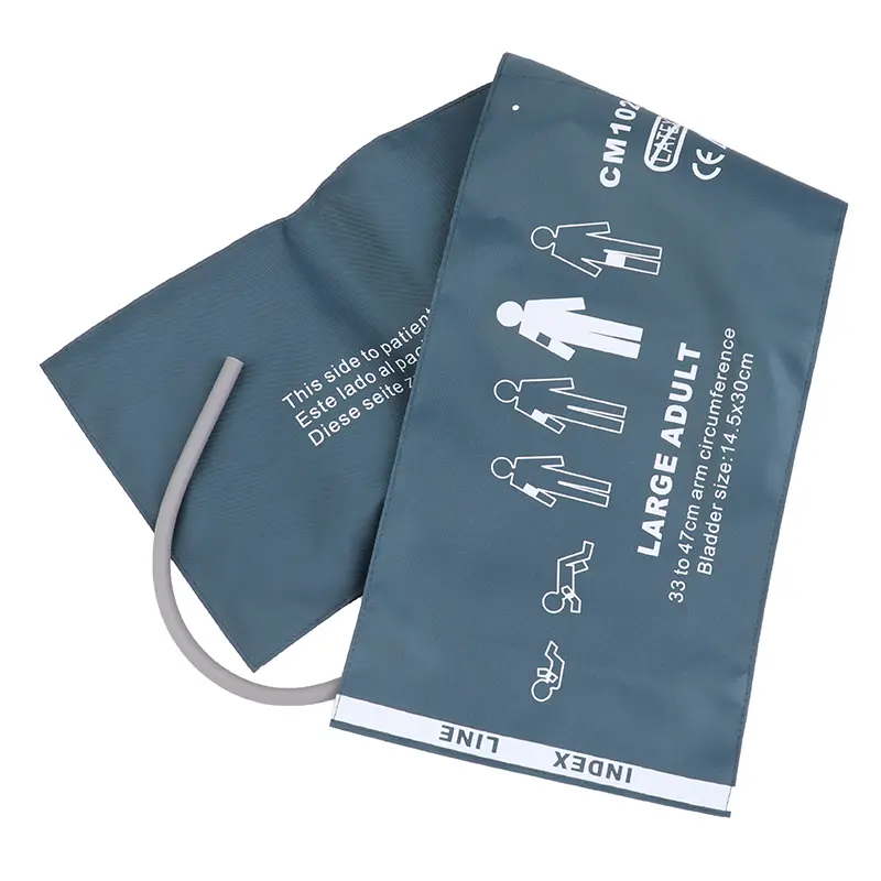 Reusable Six Sizes Available Neonates Child Adult Blood Pressure NIBP Cuff With Double Tubes Two Hose For Multi Patient Monitor
