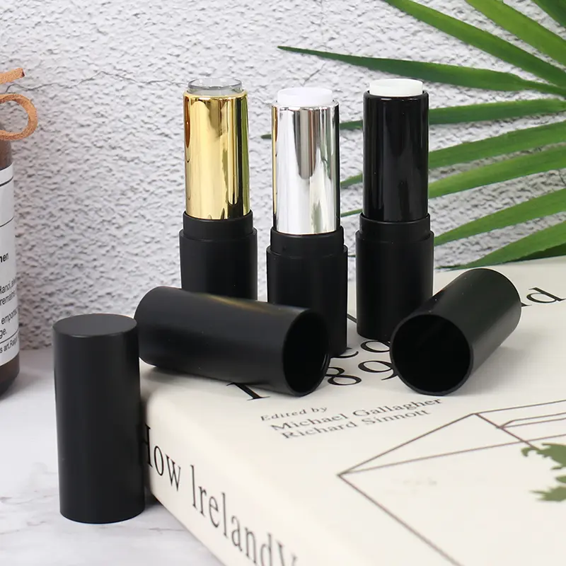 1PC Round Empty 12.1mm Lipstick Tube Lip Balm Container Lipstick Shell Packaging Cosmetics Refillable