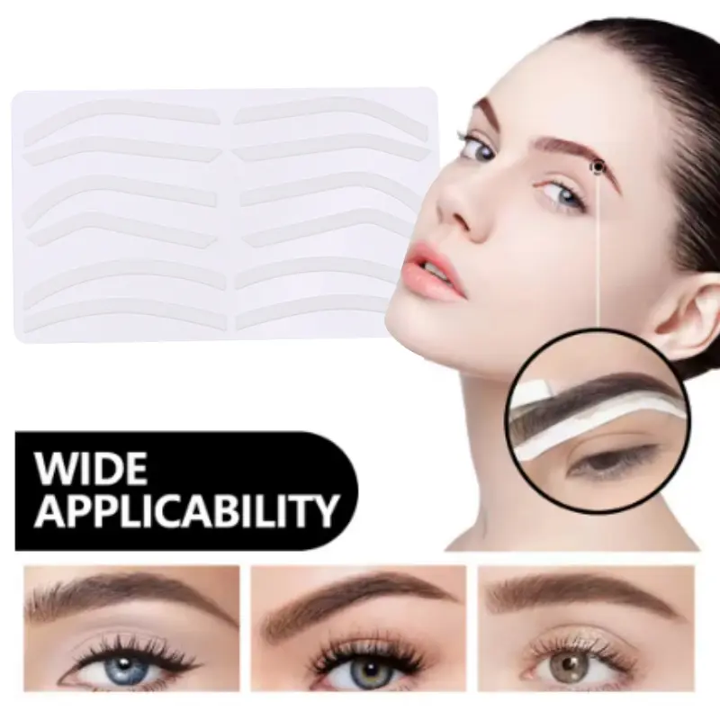 Microblading Reusable Practice Stencil Eyebrow & Lips Template Shape Permanent Makeup Tattoo Training Supplies