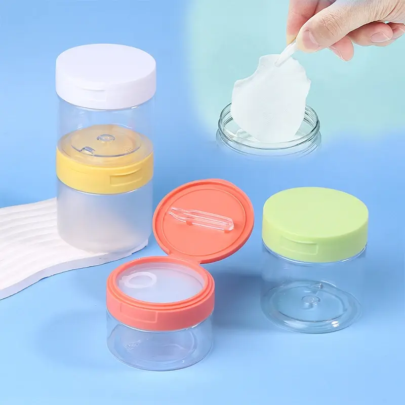 200-350ml Color Cream Jar With Lid Body Lotion Scrub Jar Hair Mask Cosmetic Bottle Container Travel Portable Dispenser Bottle