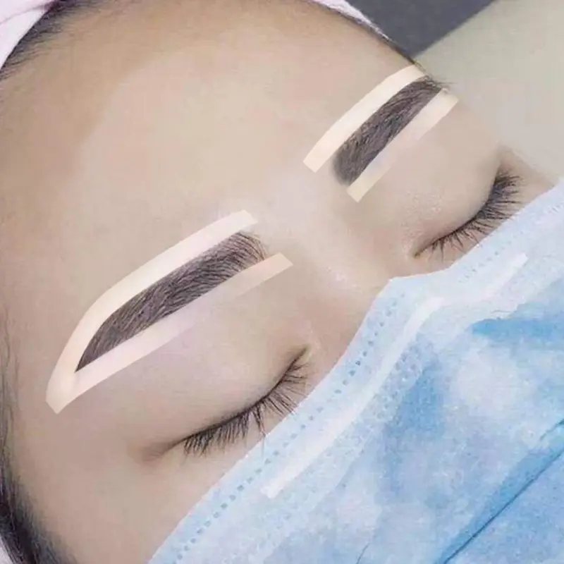 Microblading Reusable Practice Stencil Eyebrow & Lips Template Shape Permanent Makeup Tattoo Training Supplies