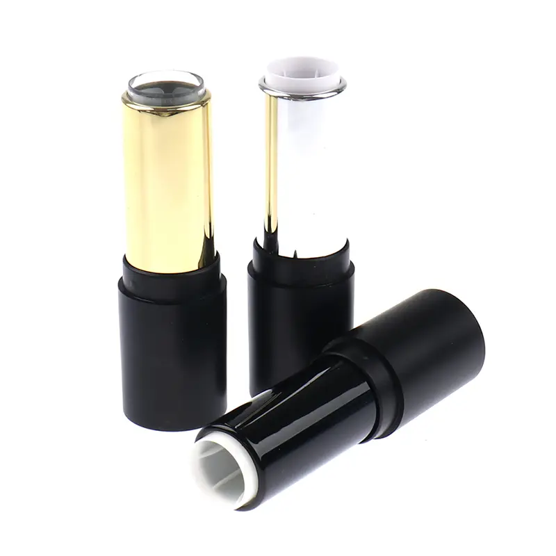 1PC Round Empty 12.1mm Lipstick Tube Lip Balm Container Lipstick Shell Packaging Cosmetics Refillable