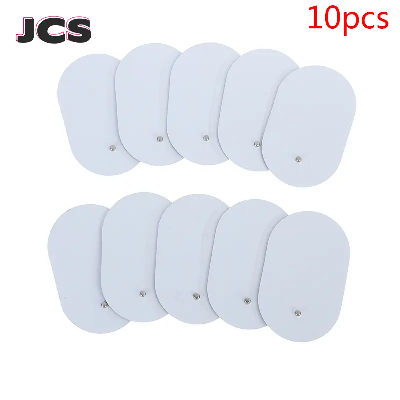 10PCS Silicone Gel Electrode Replacement Pads For Massagers Electrode Pacthes