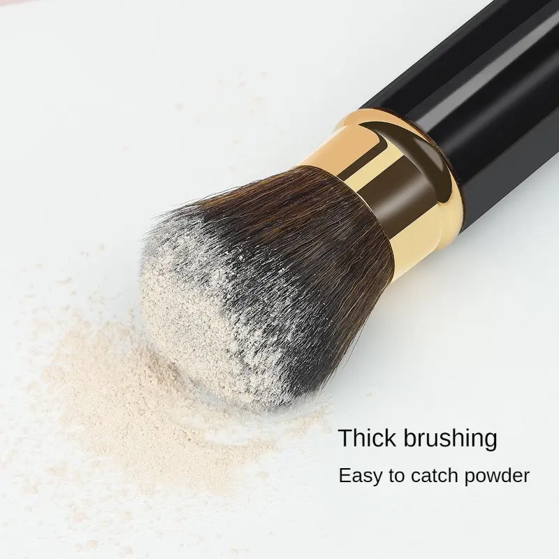 1 Pcs Retractable Makeup Brushes Powder Foundation Blending Blush Brush Make Up Cosmetics Brushes Female Make Up Brush