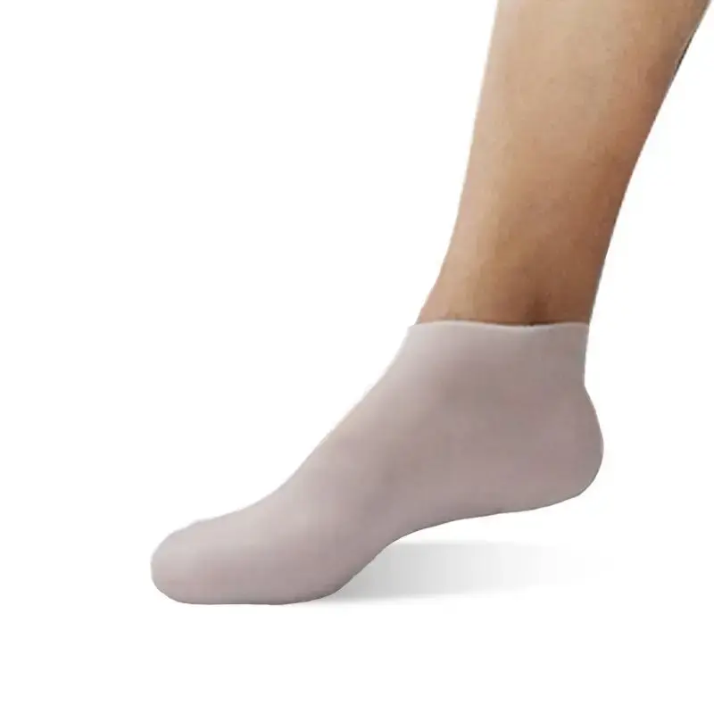 2Pcs Silicone Foot Care Socks Anti Cracking Moisturizing Gel Socks Cracked Dead Skin Remove Protector Pain Relief Pedicure Tools